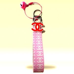 Hello Kitty Key Fob Wristlet Keychain